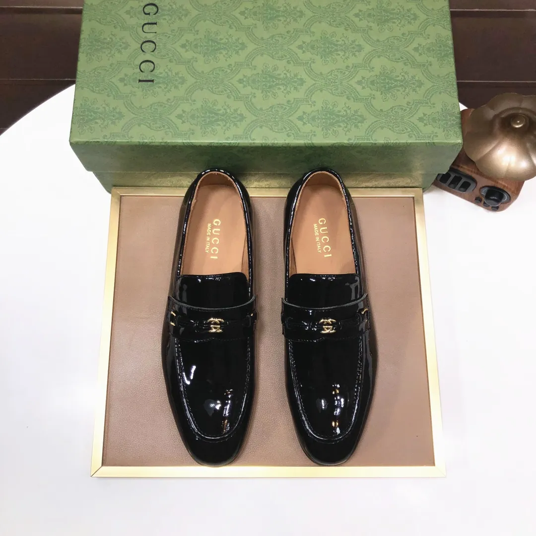 Men's shoes 💰580💰[GUCCI—Gucci] The latest high-end version of Gucci. Official website new model. Available at the same time at counters, the uppers are made of original cowhide imported from Italy/matched with the original special material splicing design concept; "highlight, high-end, grade, extravagance" and exquisite workmanship (original mesh fabric) sole: original factory special outsole size (38-45) (custom-made 45 non-returnable)